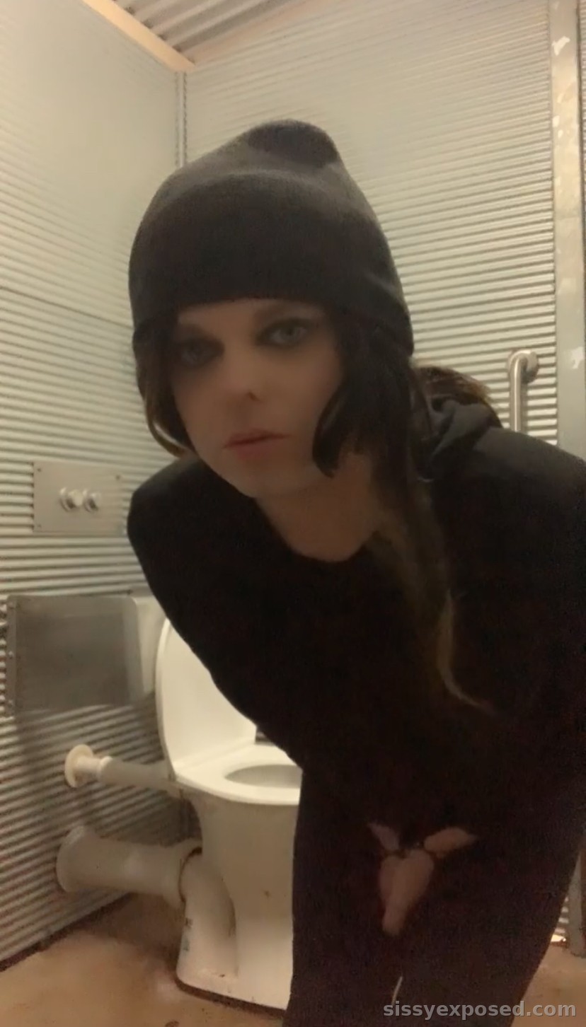 Public toilet slut
