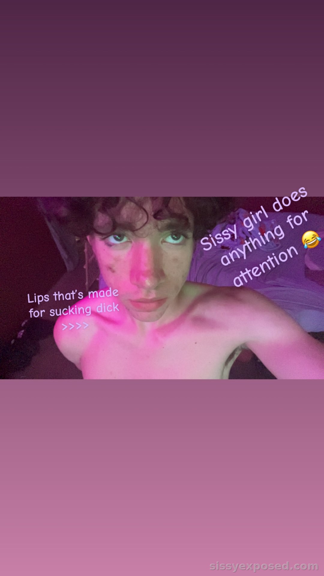 How many like can this sissy get 😝