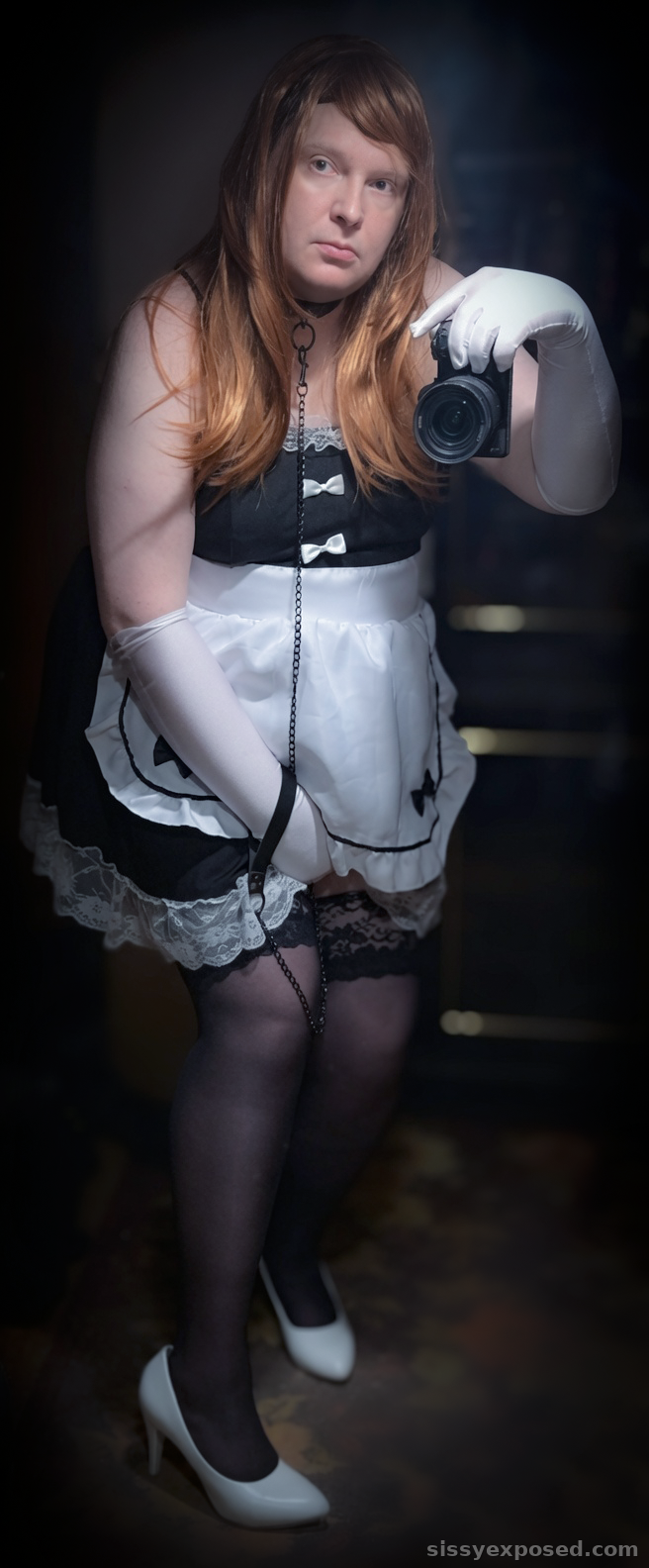 Sissy maid on a leash TonyaUkka