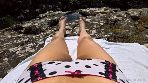 crossdressing and sunbathing