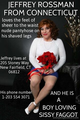 Sissy faggot Jeffrey Rossman wants everyone to know he loves boys